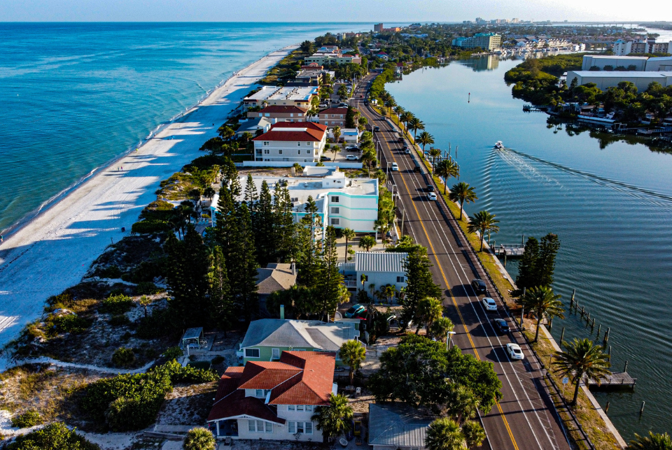 Aerial view of beachfront properties - Royal Coast Digital's market focus